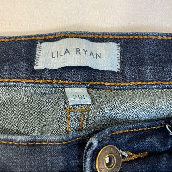 Lila Ryan Dark Wash Skinny Jeans 29P Petite Stretch Denim - Picture 6 of 6